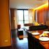 Muthi Maya Forest Pool Villa Resort - Sha Plus Certified dining area with table setting and forest-view window, Pak Chong