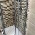 Il Giardino Di Adriana in Terracina: tiled walk-in shower with handheld showerhead