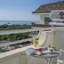 Hotel Indalo Park in Santa Susanna balcony with sea view and breakfast tray