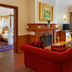 Wildflower Hall, An Oberoi Resort, Shimla lounge with sofa seating and mountain view through large windows