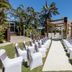 Vibe Hotel Gold Coast in Surfers Paradise with outdoor wedding setup, white chairs and waterfront view