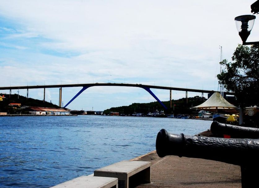 San Marco Hotel Curacao & Casino in Willemstad with waterfront view and bridge over the bay