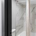 Red Roof Inn Richmond - Airport Sandston bathroom shower with marble-look tile and curtain
