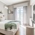 Central Cozy Apartments in Plaka by Upst Athens bedroom with bed, balcony doors and natural light