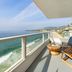 Pacific Edge Hotel in Laguna Beach balcony with lounge chairs and ocean view