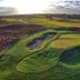 Prairie Band Casino & Resort in Mayetta overlooking a scenic golf course at sunset