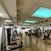 Grand Hotel del Mare Resort & Spa fitness center in Bordighera with cardio machines, weights and mirrored walls