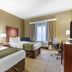 Comfort Inn Aikens Center Martinsburg guest room with two beds, desk, and window seating