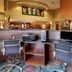 Comfort Suites Texarkana lobby business center with computer desks and seating area