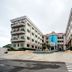 Rock Royal Hotel & Resort in Kep, exterior view of the hotel building and entrance