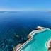 Albatroz Beach & Yacht Club in Santa Cruz with oceanfront infinity pool and sea view