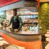 Ibis Styles Wien City bar with bartender serving a guest in Vienna
