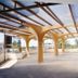 Constellation Hotel in Port Au Prince rooftop terrace with arched columns and city views