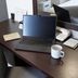 Comfort Hotel Tomakomai desk with laptop, mug, chair and mirror in guest room
