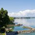 Hôtel Des Princes in Évian-les-Bains with lakefront pool and calm water views