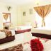 Sun Inns Hotel Lagoon in Petaling Jaya room with four single beds and curtained window