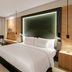 Hilton Munich Airport room with king bed and airport view in Munich