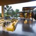 The Silver Palm Wellness Resort in Bangkok with open-air lounge seating and landscaped courtyard