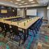 Residence Inn by Marriott Norfolk Downtown meeting room with U-shaped conference table and projector screen