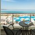 Hotel Blue Dream Palace Tripiti Resort in Limenaria with balcony sea view over pool and beach
