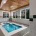 Country Inn & Suites by Radisson Harrisburg Northeast indoor pool with wood ceiling and windows