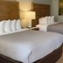 Quality Inn & Suites By the Parks Kissimmee guest room with two double beds and bedside lamp