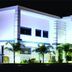 Resort L'acqua Diroma V hotel exterior at night in Caldas Novas with palm trees and illuminated facade