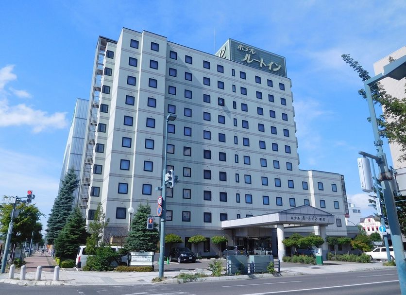 Hotel Route-Inn Obihiro Ekimae in Obihiro, exterior view of the multi-story hotel building