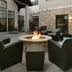 Residence Inn by Marriott Lincoln South courtyard fire pit with outdoor seating in Lincoln