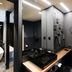 Hotel Zugbrücke Grenzau bathroom with freestanding tub, walk-in shower and double sink vanity in Hohr Grenzhausen