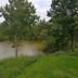 Hagi 1 Guesthouse in Husavik, grassy lakeside view with trees and calm water