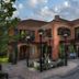 Ivory Manor Boutique Hotel Pretoria exterior courtyard with fountain and arched windows