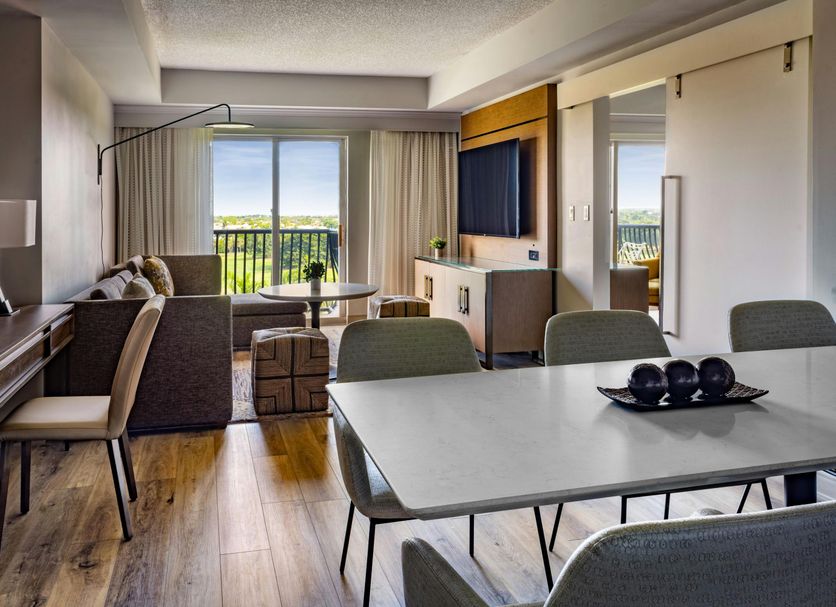 Fort Lauderdale Marriott Coral Springs Hotel & Convention Center suite with balcony view in Coral Springs