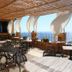 Il Borgo di Campi terrace with tables, chairs and sea view in Riomaggiore