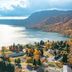 Towada Prince Hotel in Kosaka with panoramic lake and mountain views over autumn trees