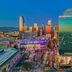 AC Hotels by Marriott Los Downtown Los Angeles skyline view over downtown Los Angeles at sunset