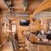 North Creek Lodge at Gore Mountain bar area in North Creek with wooden decor and mounted TV