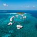 Diamonds Thudufushi Beach & Water Villas in Thudufushi, overwater villas on turquoise lagoon