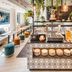 Ibis Styles Wien City breakfast buffet area with colorful seating in Vienna