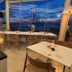 Domus Maris Relais Boutique Hotel in Sciacca: glass dining room with sea view and fire pit
