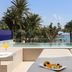 Hotel Son Caliu Spa Oasis in Palma Nova with rooftop pool loungers and sea views
