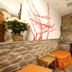 Arpaiu, Manarola: rustic kitchenette with stone walls, mini fridge, sink and orange stool