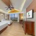 Real Madrid Holiday Island Style Hotel in Haikou room with two beds and sea view balcony