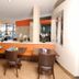 Euro-Hotel in Kappel-Grafenhausen breakfast area with tables, chairs, and large windows