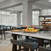 Hilton Garden Inn Tallahassee Central breakfast area with buffet tables and seating