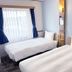 Toyoko Inn Tokachi Obihiro Ekimae in Obihiro twin room with two beds and a window