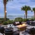 TownePlace Suites by Marriott Fort Walton Beach-Eglin AFB patio with fire pit and bay view