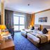 Tolip El Forsan Hotel in Ismailiyah guest room with twin beds and balcony window