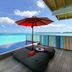 Hard Rock Hotel Maldives overwater deck with plunge pool and ocean view in Malé