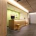Koko Hotel Osaka Namba Ebisucho lobby reception desk with wood-paneled walls in Osaka